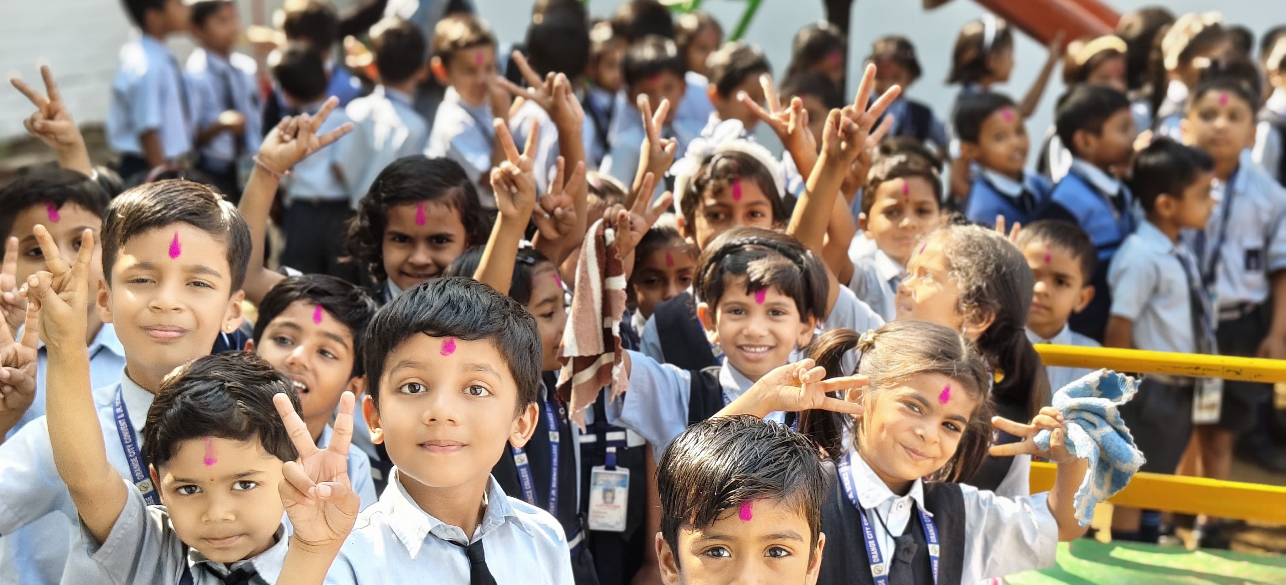 Orange City Convent Happy Students